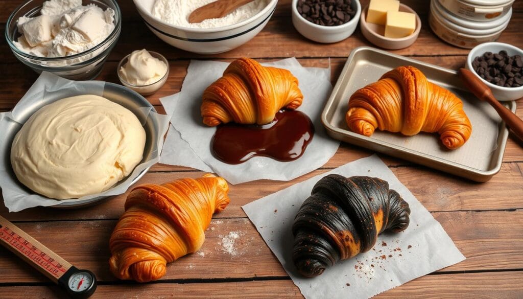 Chocolate Croissant Baking Troubleshooting