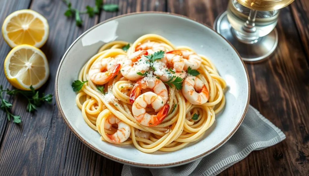 Creamy Shrimp Linguine Pasta Selection