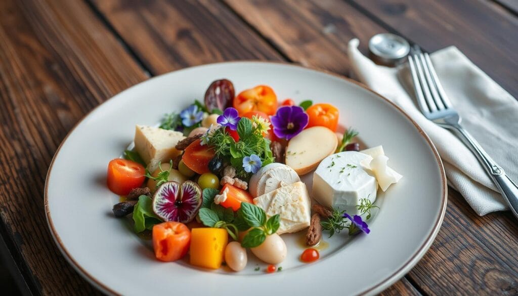 Instagram-worthy girl dinner plating