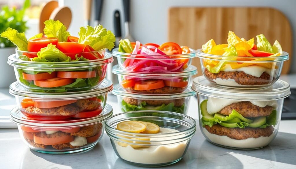 Meal Prep Burger Bowls Storage Tips