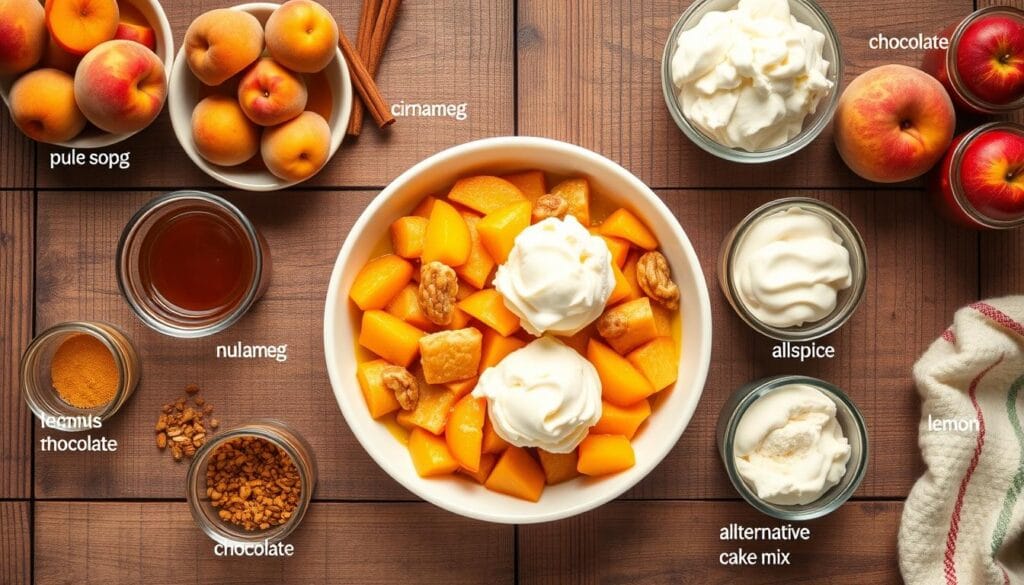 Peach Cobbler Customization Options