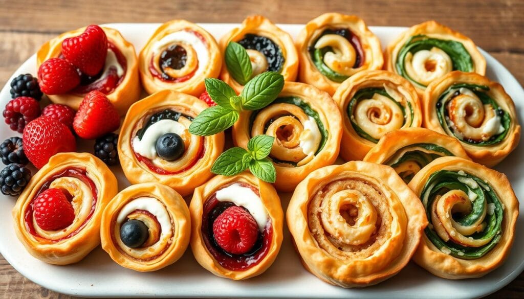 Puff Pastry Breakfast Pinwheels