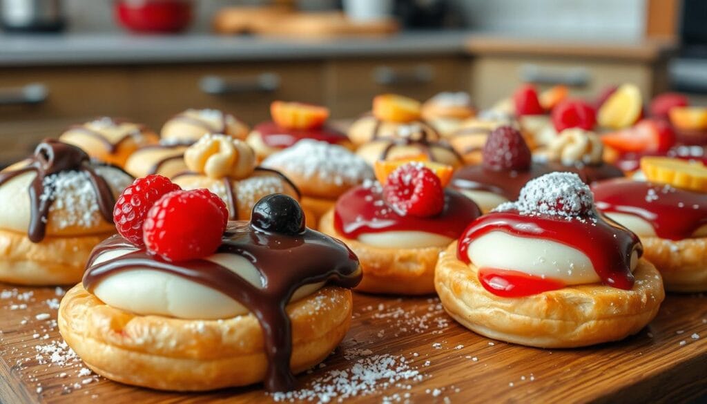 Puff Pastry Glazes and Toppings