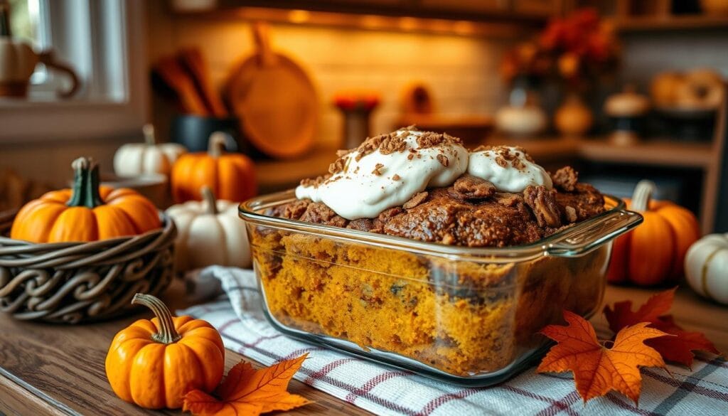 Pumpkin Dump Cake Storage