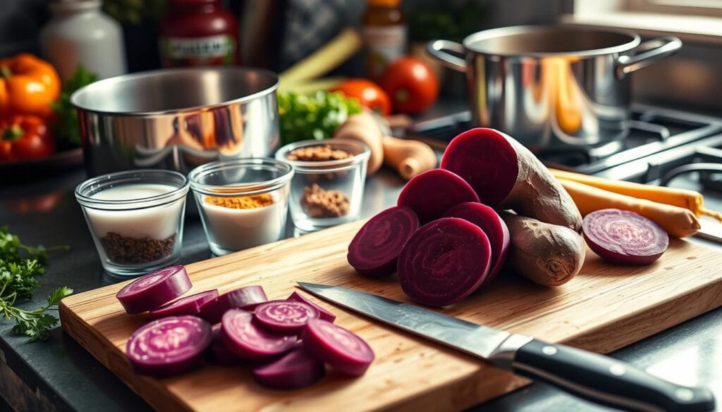 Purple Sweet Potato Recipe Preparation