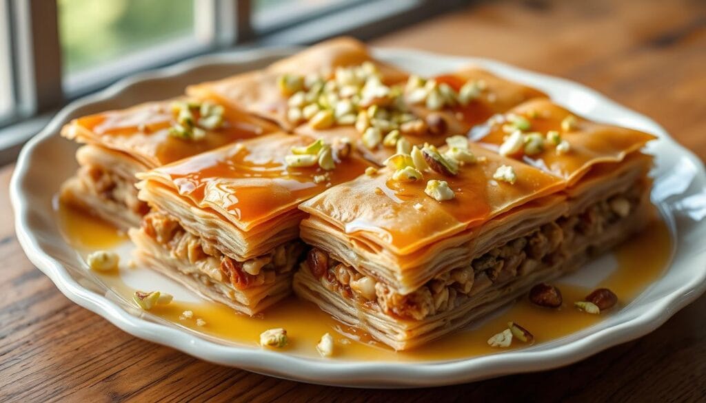 Traditional Greek Baklava Dessert