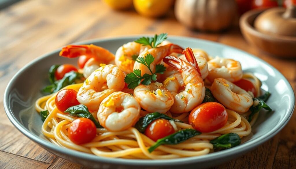 creamy shrimp pasta recipe​