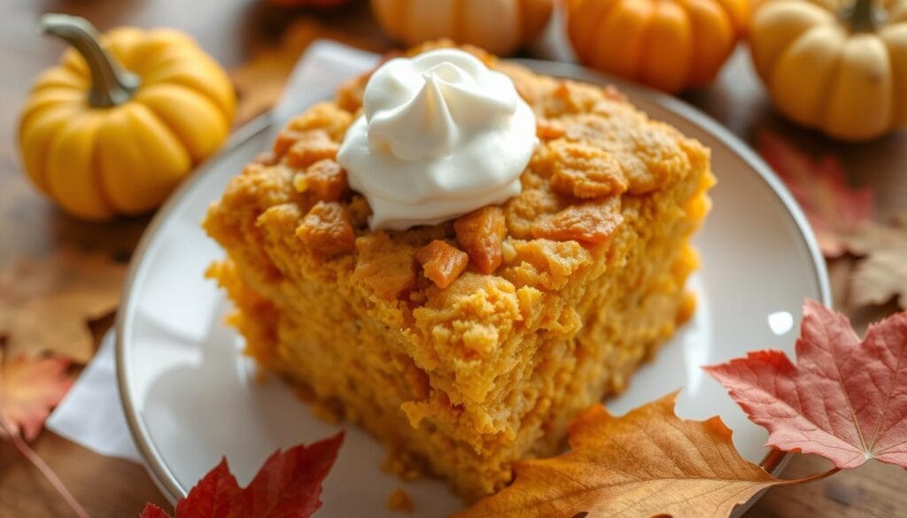 pumpkin dump cake recipe​